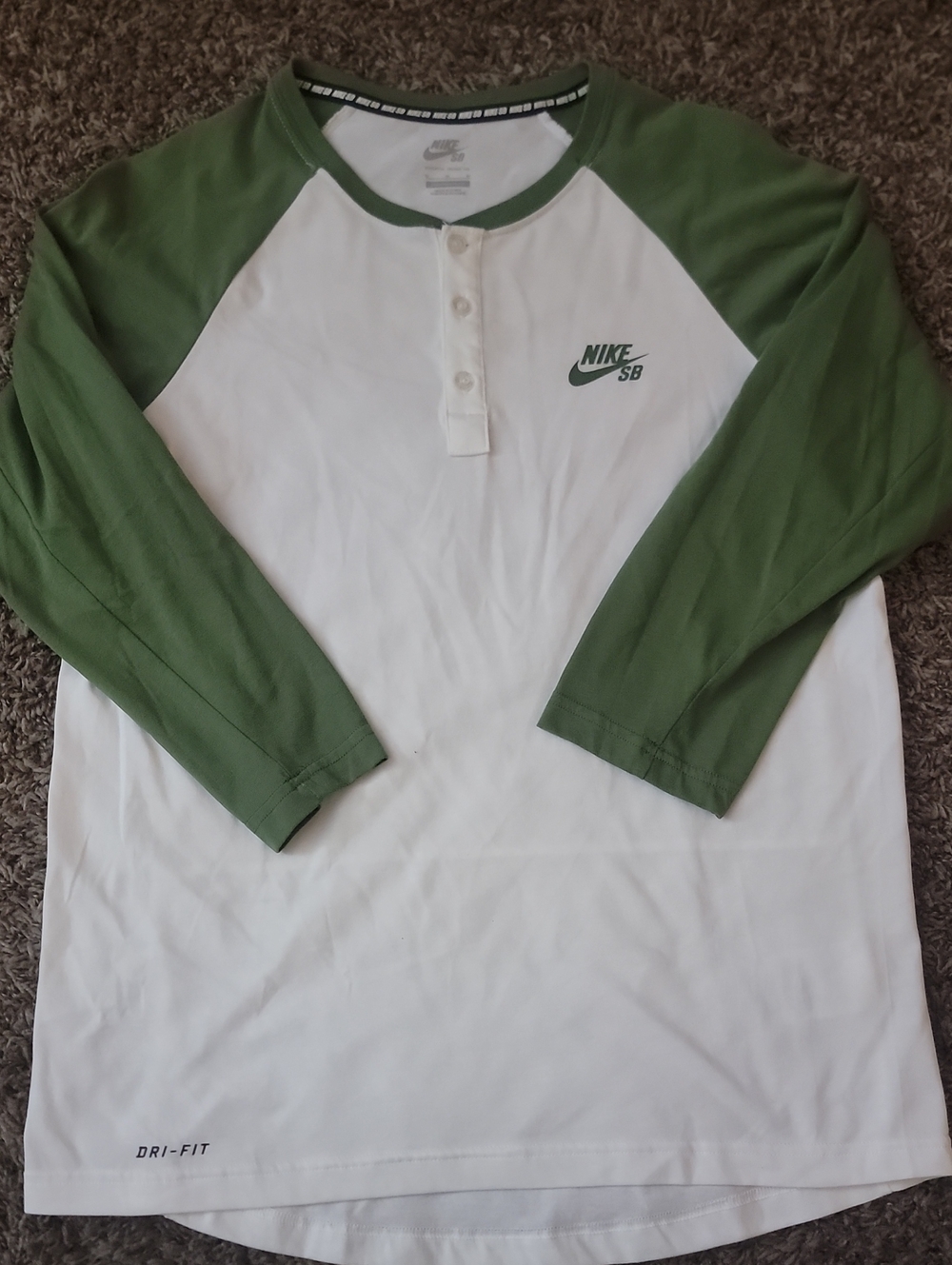 Nike SB baseball dri fit jersey style shirt medium